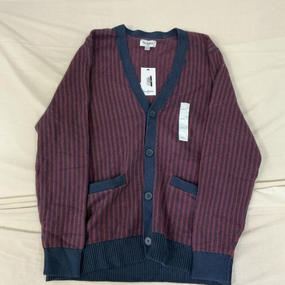 Goodfellow & Co Striped Cardigan | Men's Large | NWT 🍂